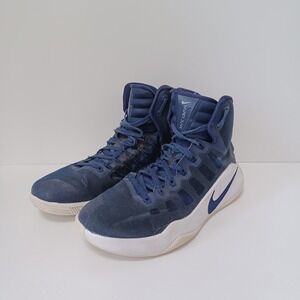 Nike Hyperdunk 2016 Midnight Navy Blue Basketball Shoes 844391-442 Size 8 AS IS‎